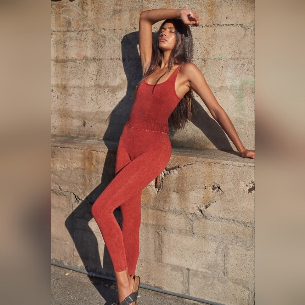 Free People Movement | Good Karama Onesie - Ringside Red (XS/S & M/L)